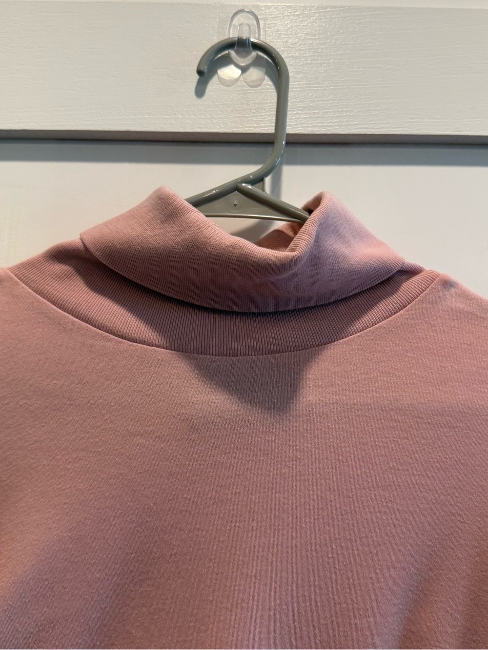 Long-Sleeve Turtleneck Shirt - Dusty Rose - Picture 3 of 8